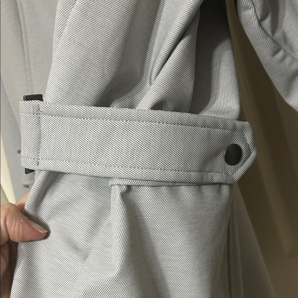 Free Country Light Gray Water Resistant Rain Coat with Removable Hood sz 2X - Picture 6 of 16